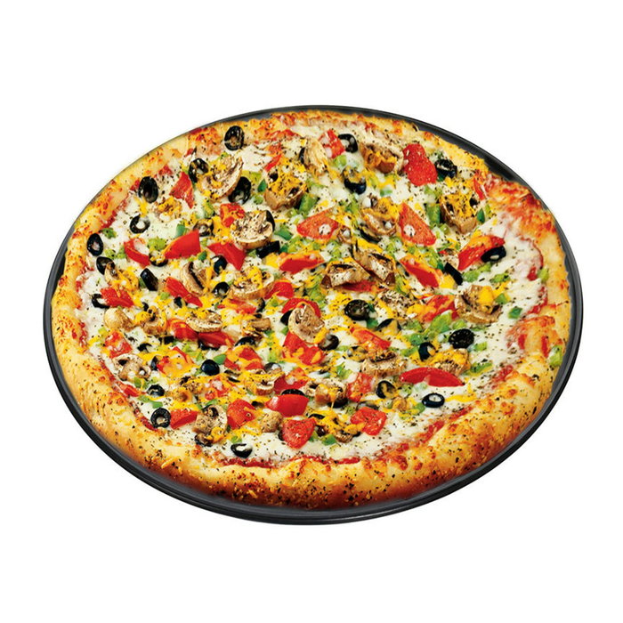 Quttin Molde para Pizza 32.8 cm x 32.8 cm x 1.3 cm, Gris Oscuro (12 Unidades) Quttin Molde para Pizza 32.8 cm x 32.8 cm x 1.3 cm, Gris Oscuro (12 Unidades)
