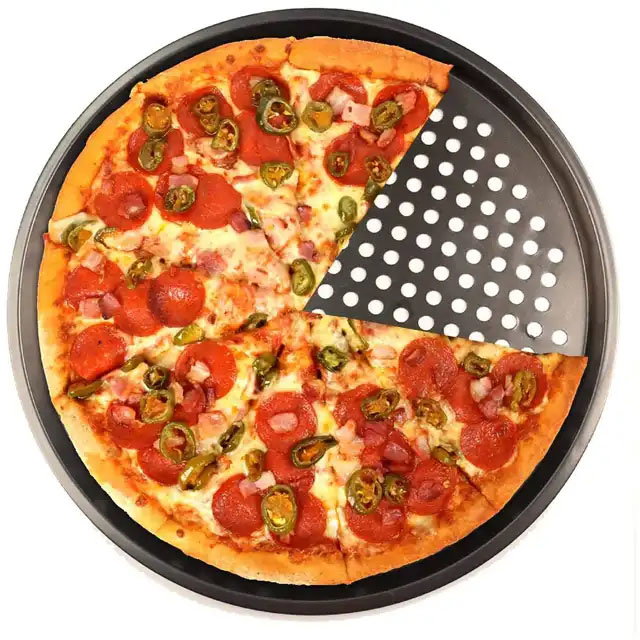 Quttin Molde para Pizza 32.8 cm x 32.8 cm x 1.3 cm, Gris Oscuro (12 Unidades) Quttin Molde para Pizza 32.8 cm x 32.8 cm x 1.3 cm, Gris Oscuro (12 Unidades)