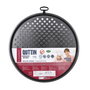 Quttin Molde para Pizza 32.8 cm x 32.8 cm x 1.3 cm, Gris Oscuro (12 Unidades)