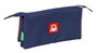 Portatodo Triple Benetton Flag Azul marino 22 x 12 x 3 cm