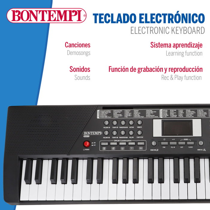Bontempi Órgano Electrónico con 61 Teclas
