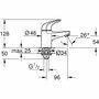 Grohe Grifo monomando GROHE Swift 20617001 Cromo Talla XS