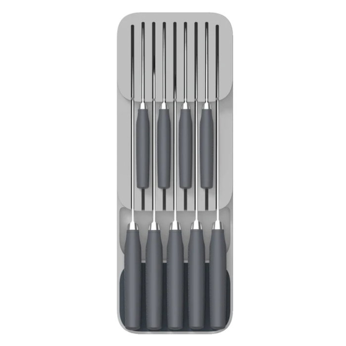 Joseph Joseph DrawerStore Organizador de Cuchillos Compacto Gris