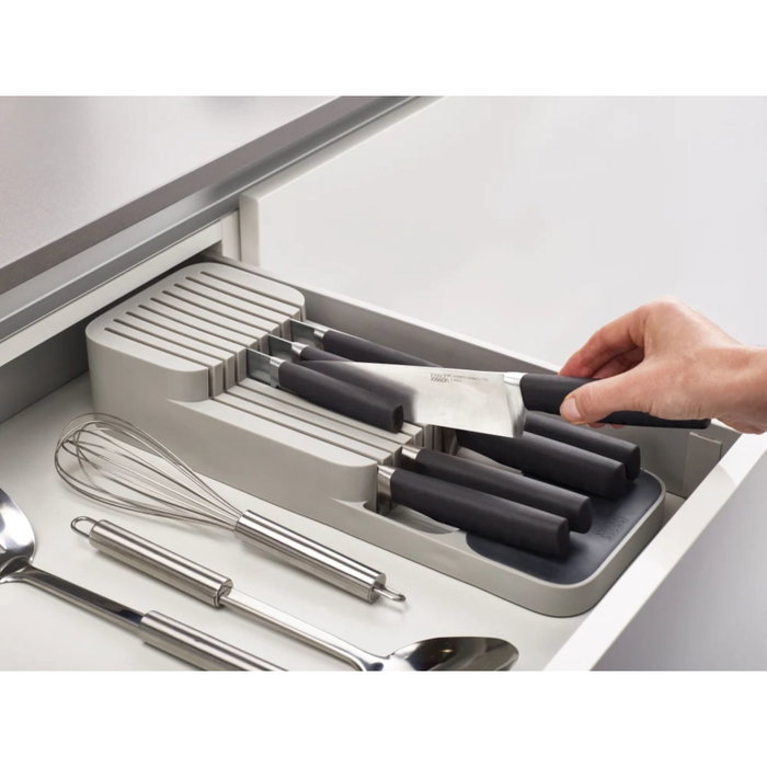 Joseph Joseph DrawerStore Organizador de Cuchillos Compacto Gris