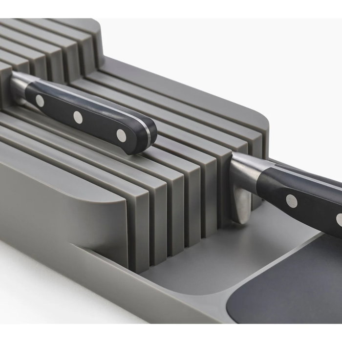 Joseph Joseph DrawerStore Organizador de Cuchillos Compacto Gris