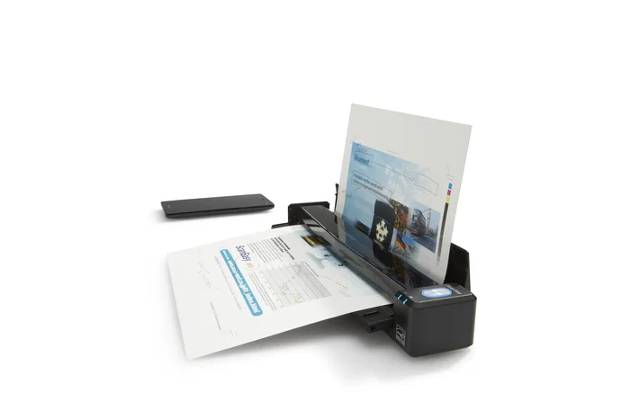 Ricoh ScanSnap iX100 - Escáner portátil inalámbrico con batería, A4, Alimentador de documentos, 600 DPI, Wi-Fi, USB, Incluye software (Negro)