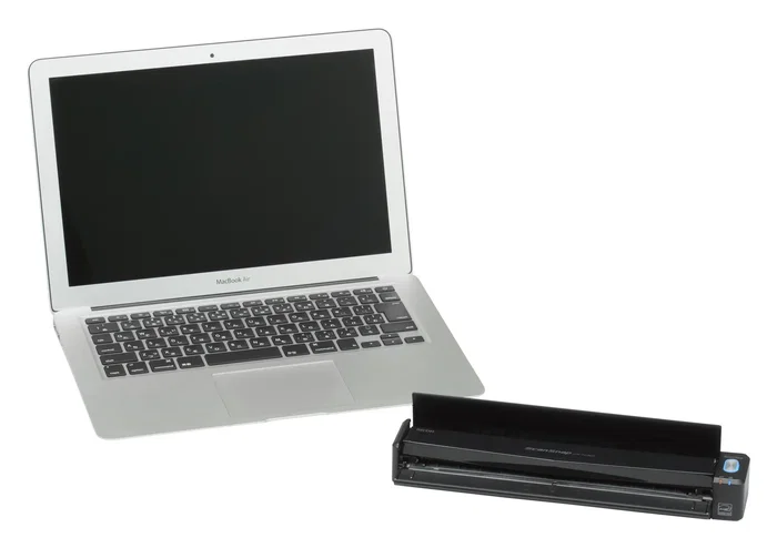 Ricoh ScanSnap iX100 - Escáner portátil inalámbrico con batería, A4, Alimentador de documentos, 600 DPI, Wi-Fi, USB, Incluye software (Negro)