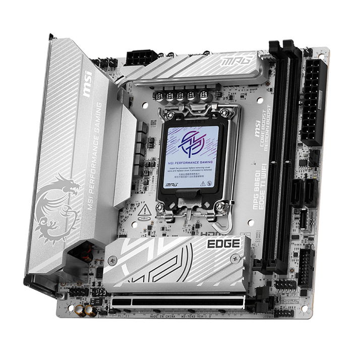 MSI MPG B860I EDGE TI WiFi Placa Base Mini-ITX (B860.S1851.mITX.DDR5) - Compatible con DDR5