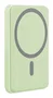 T'nB PBUMAG5GR Batería Externa 5000 mAh MagSafe Cargador Inalámbrico Rápido 20W Power Bank - Verde