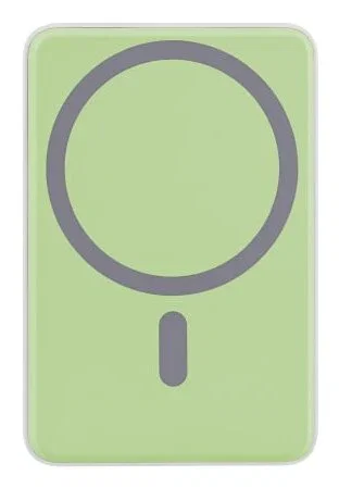 T'nB PBUMAG5GR Batería Externa 5000 mAh MagSafe Cargador Inalámbrico Rápido 20W Power Bank - Verde