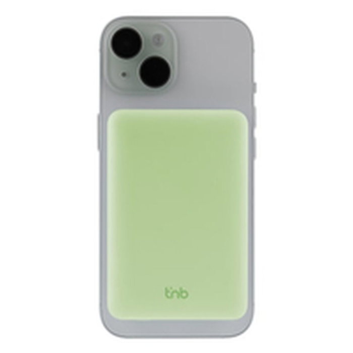 Tnb Batería Externa 5000 mAh con MagSafe, Compatible iPhone, Color Verde Tnb Batería Externa 5000 mAh con MagSafe, Compatible iPhone, Color Verde