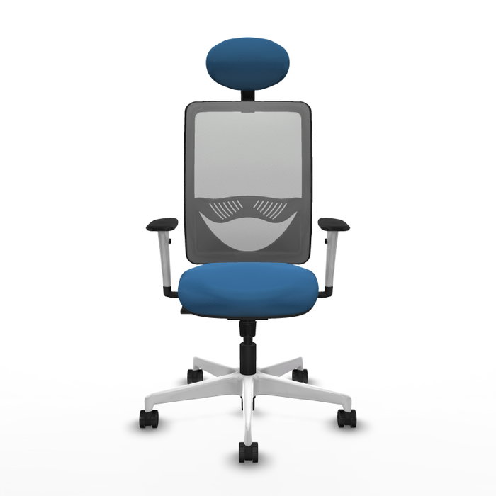 PIQUERAS Y CRESPO Silla de oficina Zulema Azul claro y Gris PIQUERAS Y CRESPO Silla de oficina Zulema Azul claro y Gris