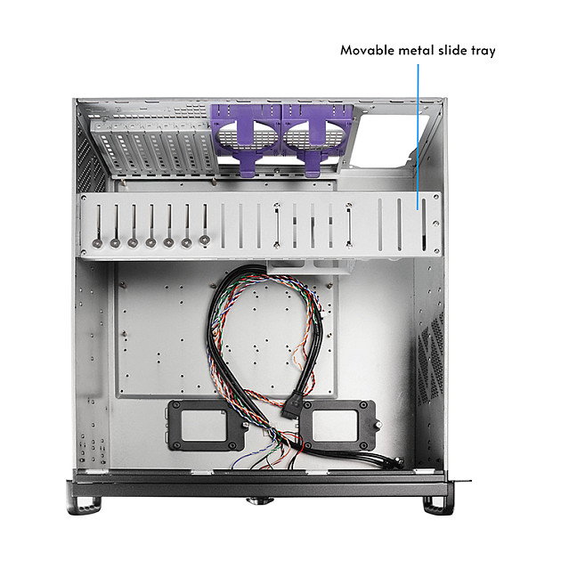 Chieftec UNC-409S-AIO-OP Caja de Servidor para Rack 4U Negra