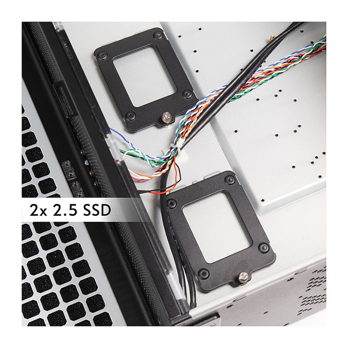 Chieftec UNC-409S-AIO-OP Caja de Servidor para Rack 4U Negra