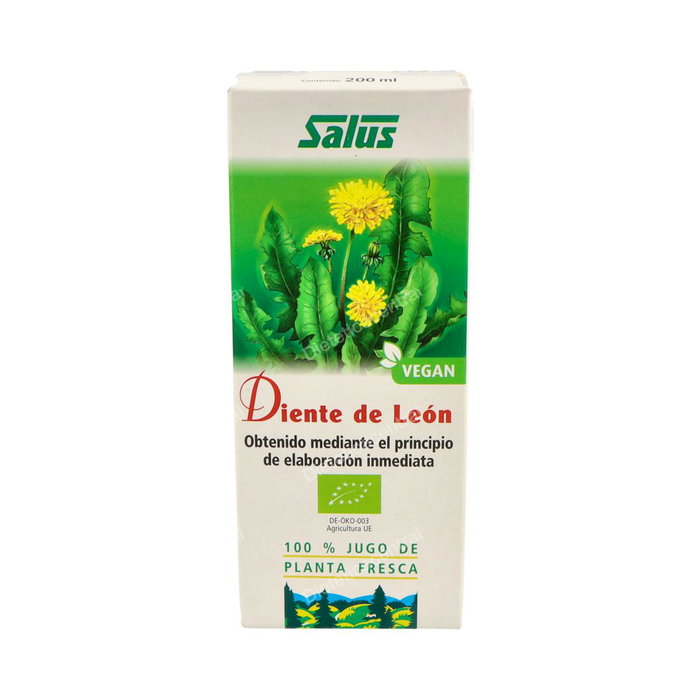 SALUS Jugo de Diente de Leon 200ml - Schoenenberger - Jugo Natural de Taraxacum para el Bienestar Hepático y Digestivo SALUS Jugo de Diente de Leon 200ml - Schoenenberger - Jugo Natural de Taraxacum para el Bienestar Hepático y Digestivo