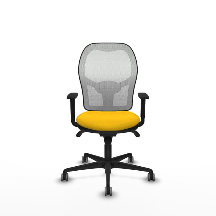 PIQUERAS Y CRESPO Silla de oficina Jorquera Amarillo y Blanco