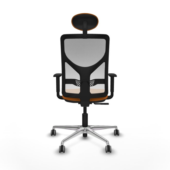 PIQUERAS Y CRESPO Silla de oficina Motilla Naranja y Blanco PIQUERAS Y CRESPO Silla de oficina Motilla Naranja y Blanco