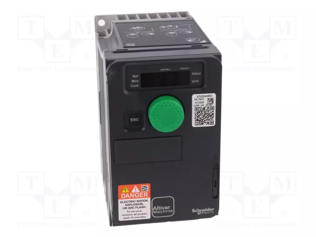 Schneider ATV320U04M2C Variador de Frecuencia 0,37kW 200-240V Monofásico Compacto Schneider ATV320U04M2C Variador de Frecuencia 0,37kW 200-240V Monofásico Compacto