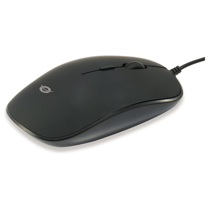 Conceptronic REGAS01B Ratón Óptico USB Negro