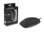 Conceptronic REGAS01B Ratón Óptico USB 1200 DPI para Oficina, Ambidextro, Color Negro, con Interruptor DPI (800/1000/1200), Plug and Play, Acabado en Goma