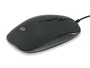 Conceptronic REGAS01B Ratón Óptico USB 1200 DPI para Oficina, Ambidextro, Color Negro, con Interruptor DPI (800/1000/1200), Plug and Play, Acabado en Goma