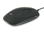 Conceptronic REGAS01B Ratón Óptico USB 1200 DPI para Oficina, Ambidextro, Color Negro, con Interruptor DPI (800/1000/1200), Plug and Play, Acabado en Goma
