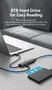 Vention CHLBD Hub USB 3.2 Gen 1 de 4 Puertos con Carga PD, 5 Gbps, Cable de 0.5m, Negro