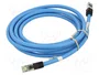 GOOBAY Patch cord S/FTP Cat 8.1 de 3m con conectores RJ45 azul