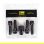 Omp Juego 4 Tornillos Antirrobo Llantas M14x1.5 Conico Largo 40-65mm Llave 17-19 Negro OMPS09841401