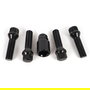 Omp Juego 4 Tornillos Antirrobo Llantas M14x1.5 Conico Largo 40-65mm Llave 17-19 Negro OMPS09841401