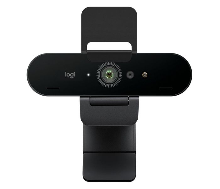 Logitech Brio 4K Webcam 4K UHD, HDR, USB-A, Campo de Visión 90°/78°/65°, para Reuniones Profesionales