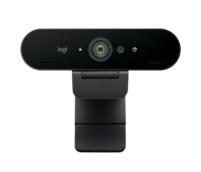 Logitech Brio 4K Webcam 4K UHD, HDR, USB-A, Campo de Visión 90°/78°/65°, para Reuniones Profesionales