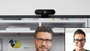 Logitech Brio 4K Webcam 4K UHD, HDR, USB-A, Campo de Visión 90°/78°/65°, para Reuniones Profesionales