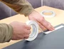 Q-connect Cinta Adhesiva de Doble Cara 33 m x 19 mm para Papel, Cartulina, Fotos y Moquetas, Ideal para Fijaciones Múltiples en Varias Superficies