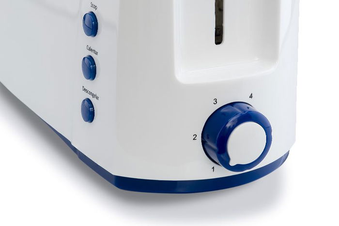 BLAUPUNKT Tostador de Boca Ancha, 1000W de Potencia, Ranura Larga para Tostadas Enteras, Ideal para Hogar y Cocina