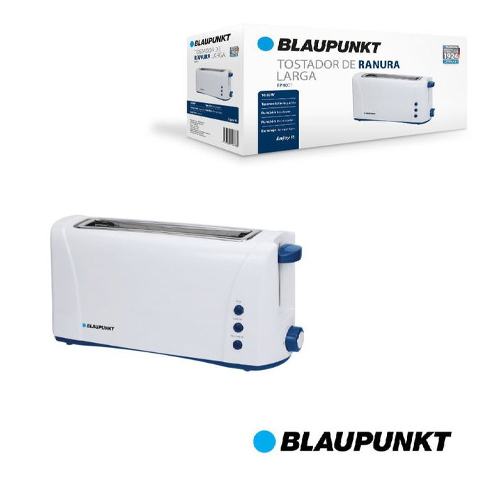 Blaupunkt Tostadora BP4001 Blanca de Boca Ancha