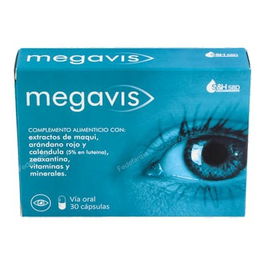 GENOMIX PHARMA Megavis 30 Cápsulas para la Visión y Protección Celular