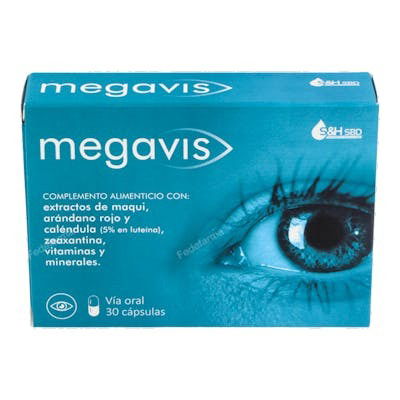 GENOMIX PHARMA Megavis 30 Cápsulas para la Visión y Protección Celular GENOMIX PHARMA Megavis 30 Cápsulas para la Visión y Protección Celular