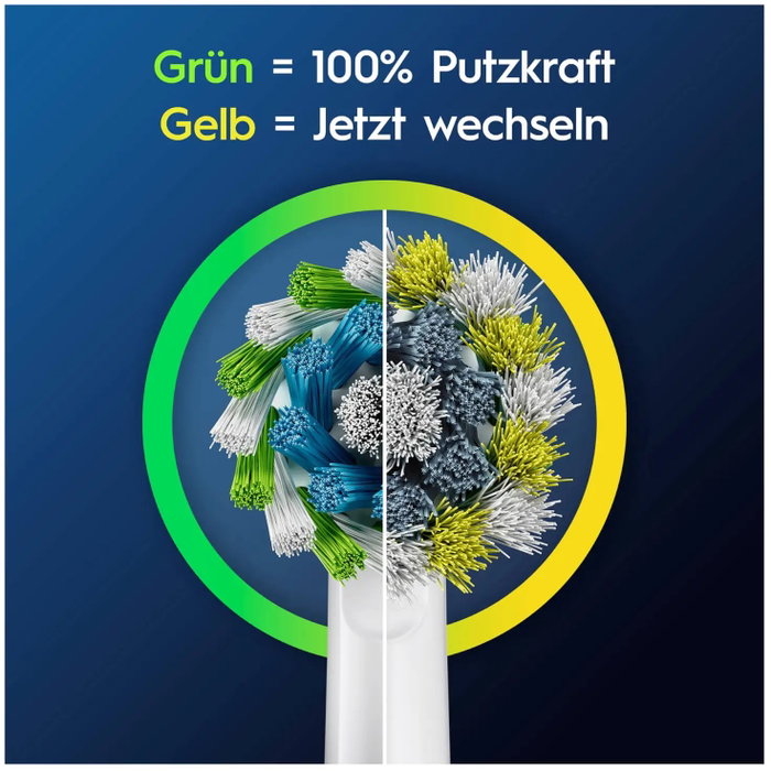 Oral-B CrossAction Pro Cabezales de Repuesto 4uds Blanco