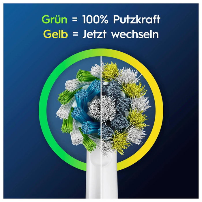 Oral-B CrossAction Pro Cabezales de Repuesto, 4 Unidades, Blanco