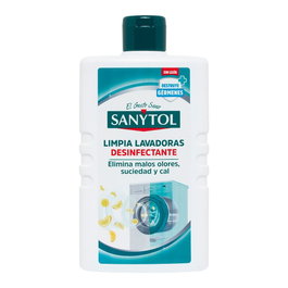 Sanytol Limpia Lavadoras Desinfectante Elimina Olores Cal y Suciedad 240 ml