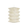 DKD Home Decor Lámpara de Techo de Ratán y Hierro Natural 40x40x54 cm
