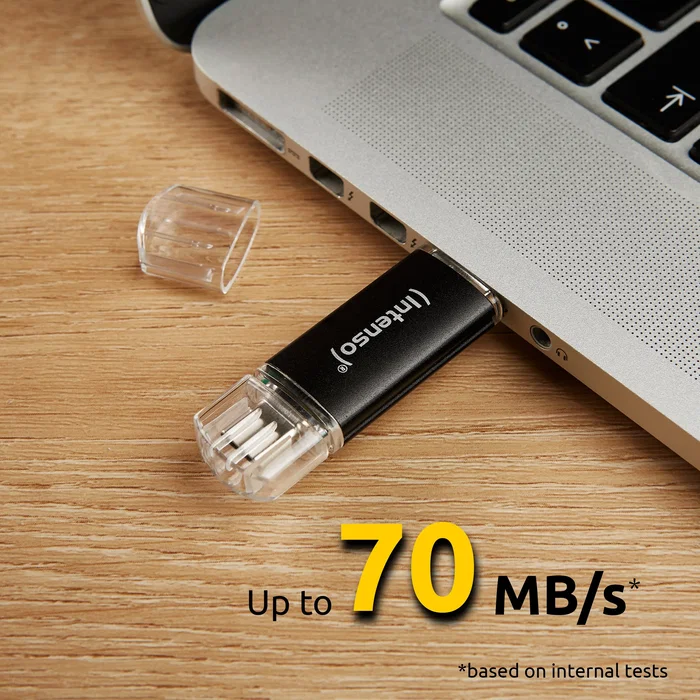 Intenso Twist Line 64 GB USB Type-A y USB Type-C