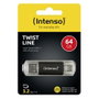 Intenso Pendrive Twim Line 64GB USB 3.2 Gen 1x1 USB-C / USB-A Retráctil - Twim Line
