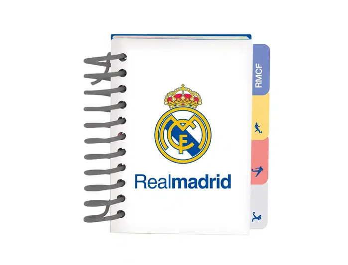 Safta Bloc de notas A7 Real Madrid con tapas duras