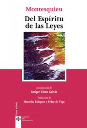 Del espíritu de las leyes, MONTESQUIEU - TECNOS