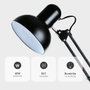 GSC Evolution Flexo de Sobremesa con Clip Negro E27 40W