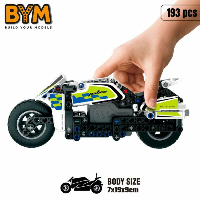 Color Baby Juego de Construcción Moto Policía retrofricción 193 piezas Color Baby Juego de Construcción Moto Policía retrofricción 193 piezas