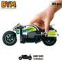 Color Baby Juego de Construcción Moto Policía retrofricción 193 piezas