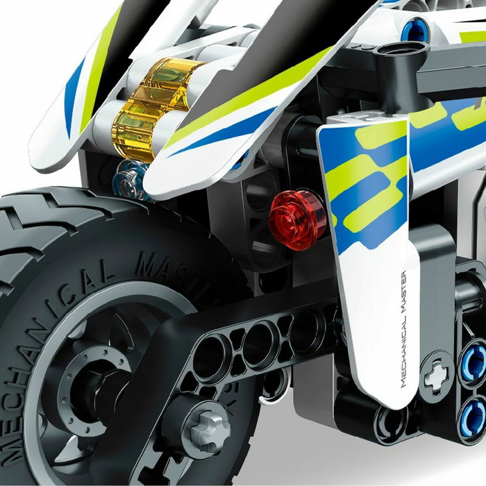 Color Baby Juego de Construcción Moto Policía retrofricción 193 piezas Color Baby Juego de Construcción Moto Policía retrofricción 193 piezas